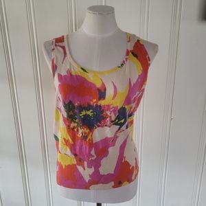 SoCa St John Floral Tank Sz Large